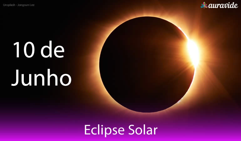 Eclipse solar em 10 de Junho
